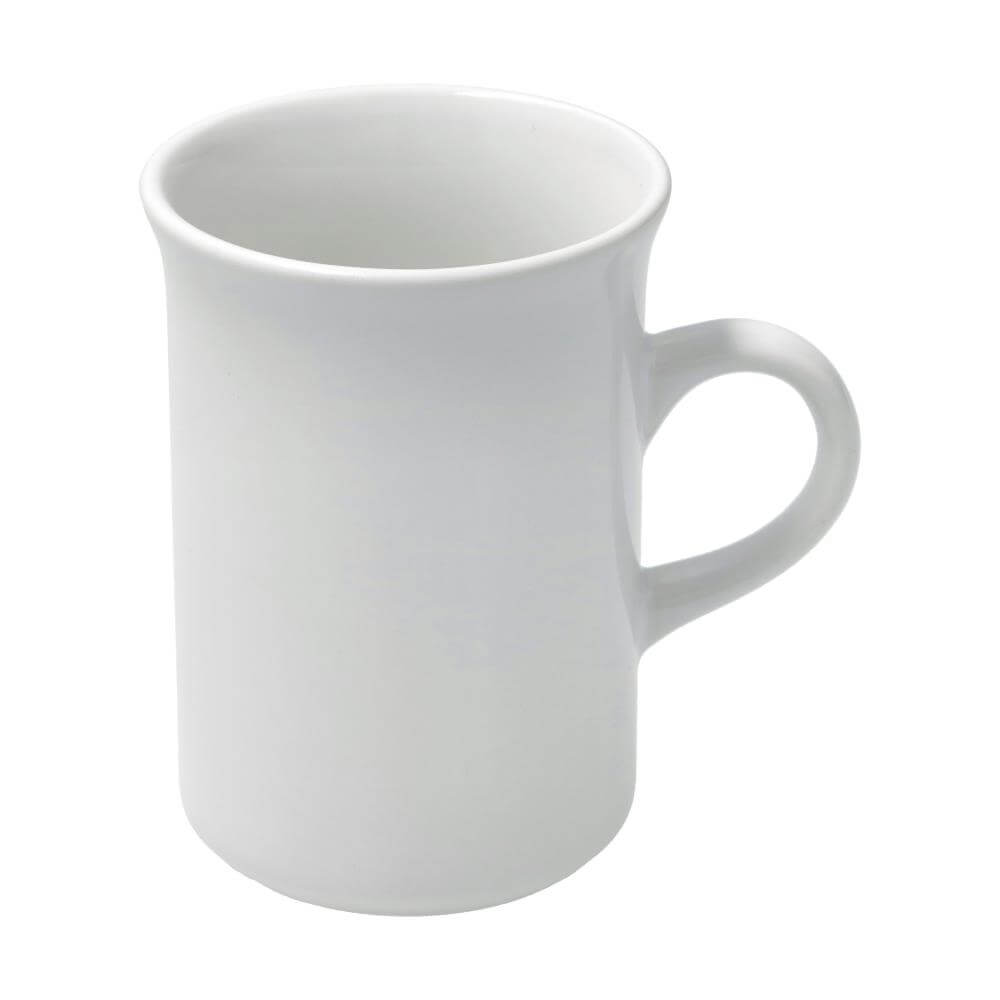 Sublimation Mug 10oz White - Curled Rim