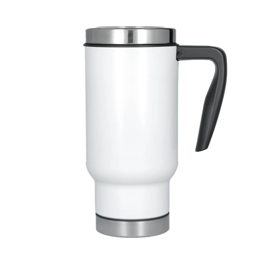 Stainless Steel Travel mug 17oz - White