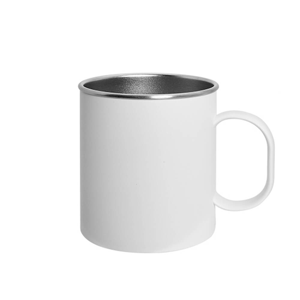 Stainless Steel Sublimation Mug - White