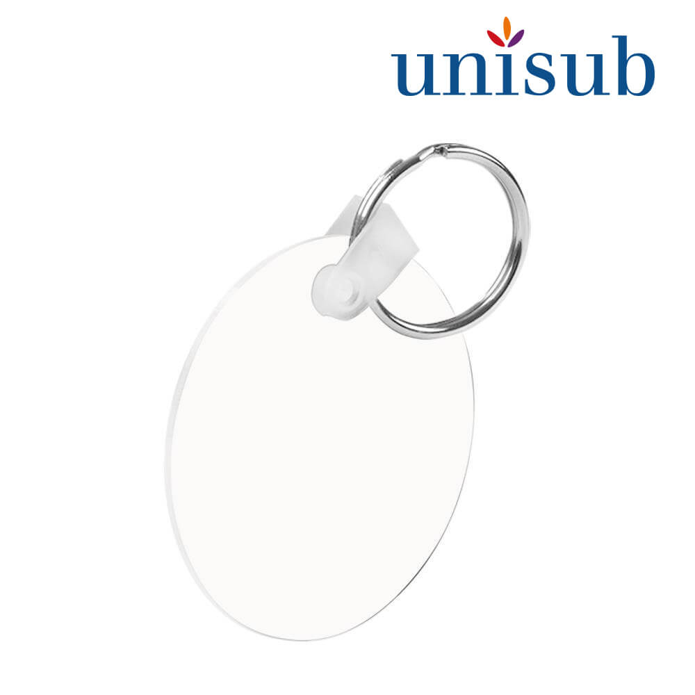 Unisub Sublimatie Sleutelhanger FRP - Rond 2-Zijdig