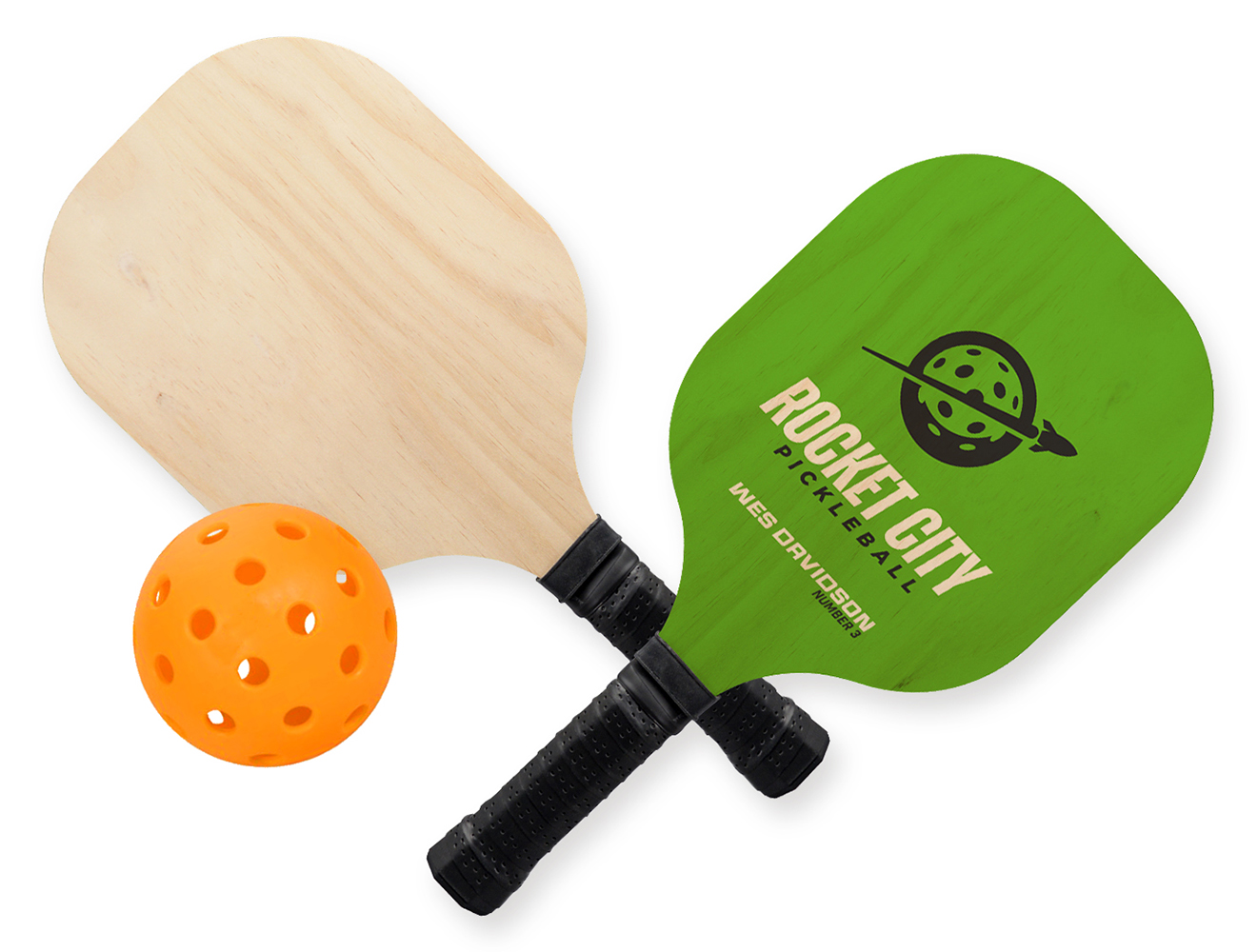 Sublimation Pickleball Paddles Wood Printed