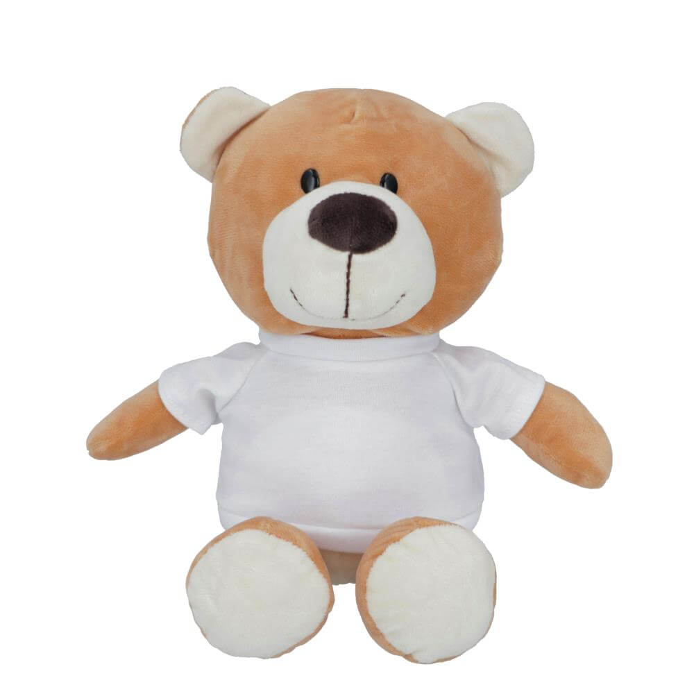 Plush Bear with Sublimation T-Shirt - 23 cm