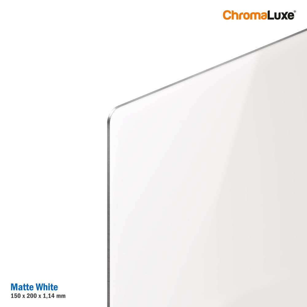 ChromaLuxe Sublimation Photo Panel - Matte White Aluminium