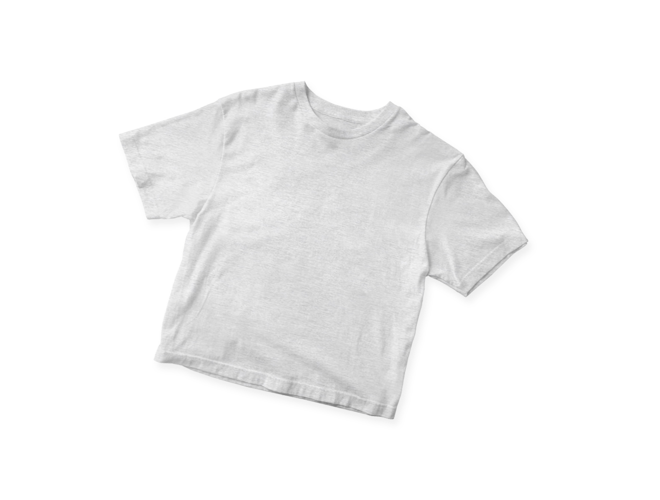 T-Shirt de Sublimation en Taille Junior 10 ans - Gris