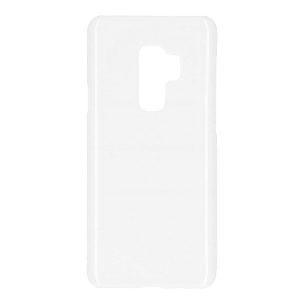 3D Samsung Galaxy S9 Plus Sublimation Phone Case - Gloss White Backside View