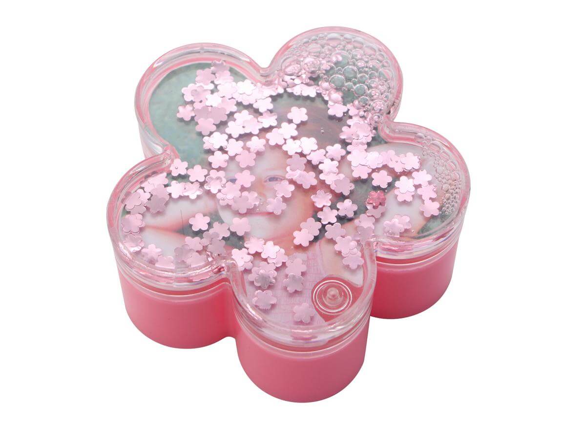 Photo Frame Container 100 x 100 x 48 mm - Flower Shape