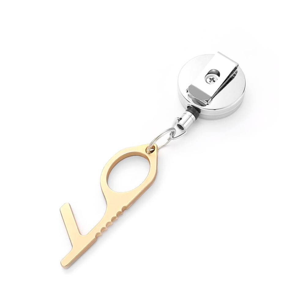 Sublimation Door Opener, Key Chain Backside View
