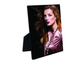 ChromaLuxe Rectangle Sublimation Photo Panel with Easel - 200 x 300 x 6,35 mm