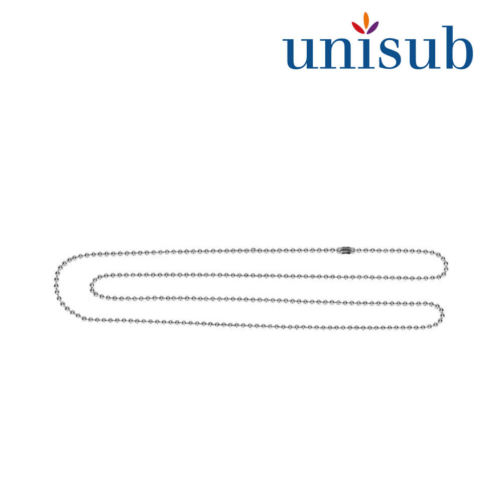 Unisub Bead Chain For ID tag with Jump Ring 30 inch / 762 mm