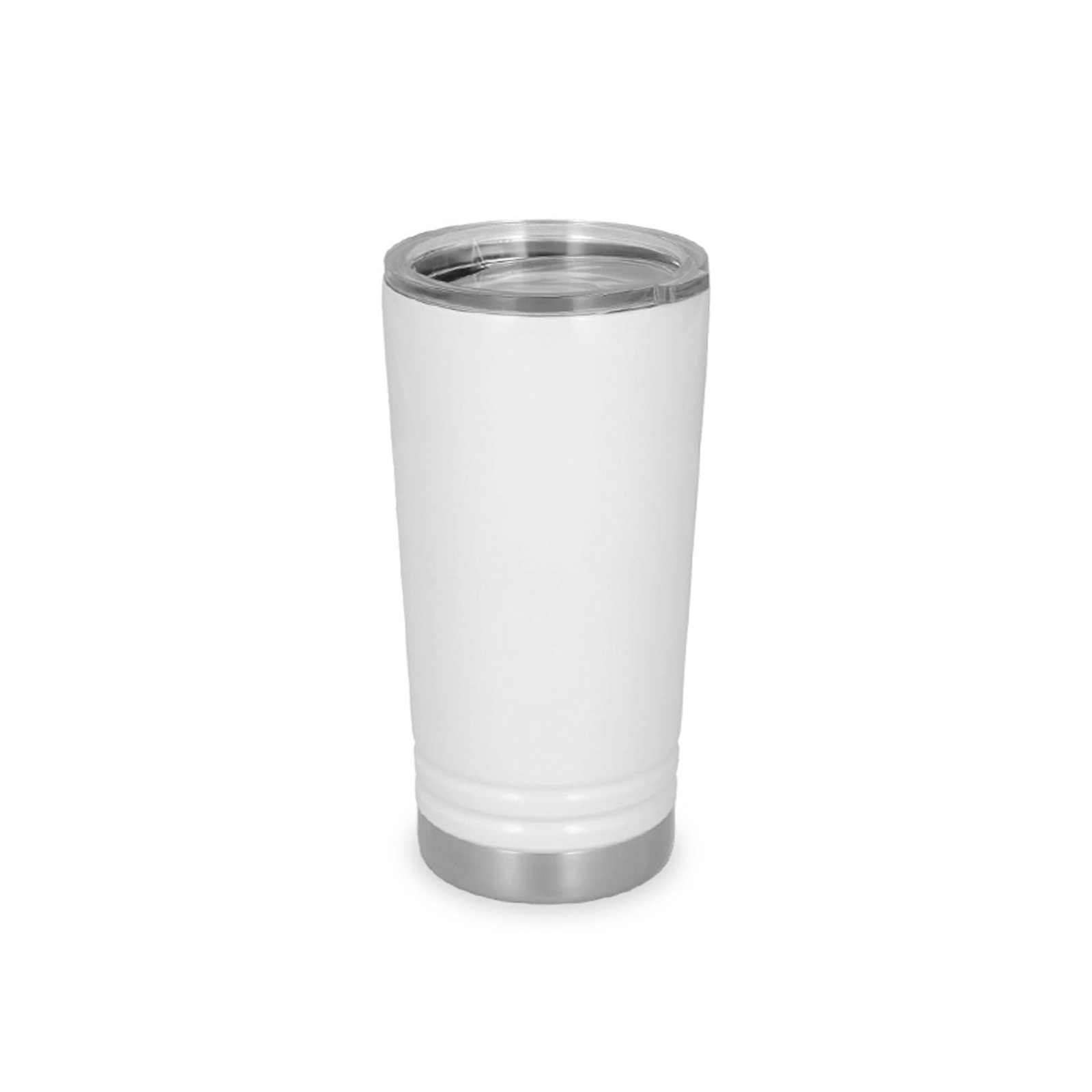 Sublimation Tumbler 20oz, White with Slide Lid