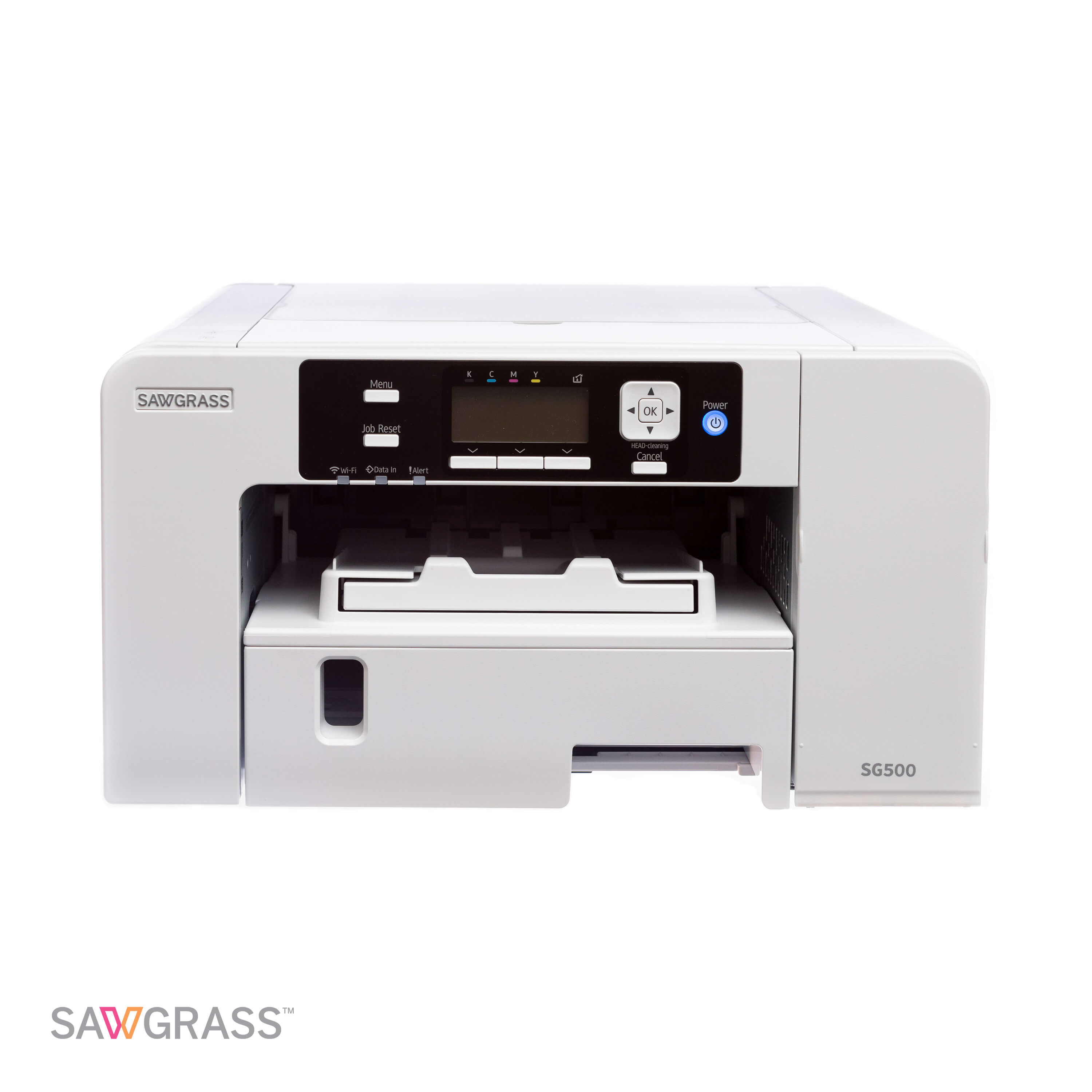 Sawgrass SG500 A4 Sublimation Printer Starter Set 20 ml Front Side View