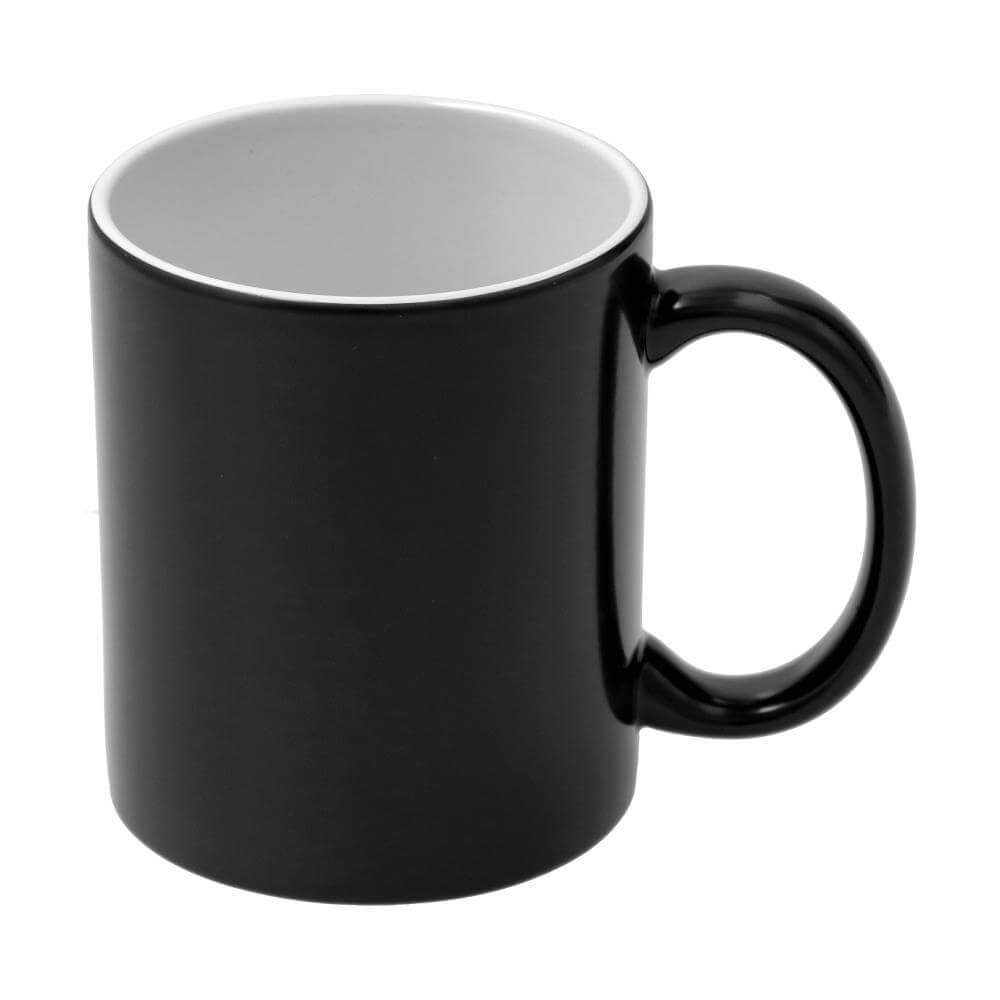 Magic Sublimation Mug 11oz Matt Black Color Changing