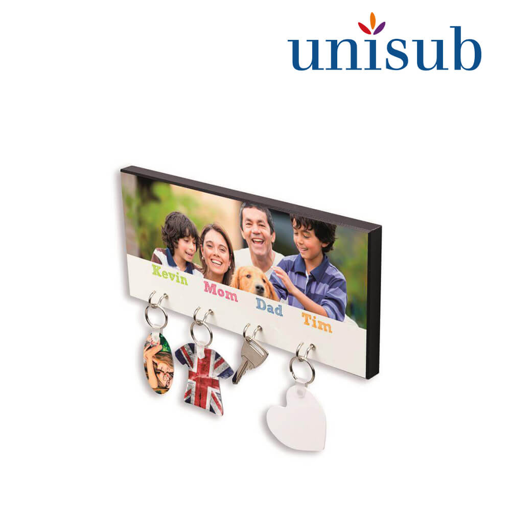 Unisub Key Rack with 4 Hooks