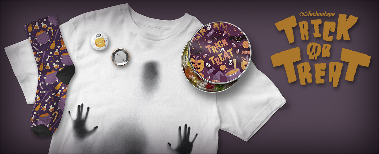 Create your own Halloween products with Technotape's sublimation technique!