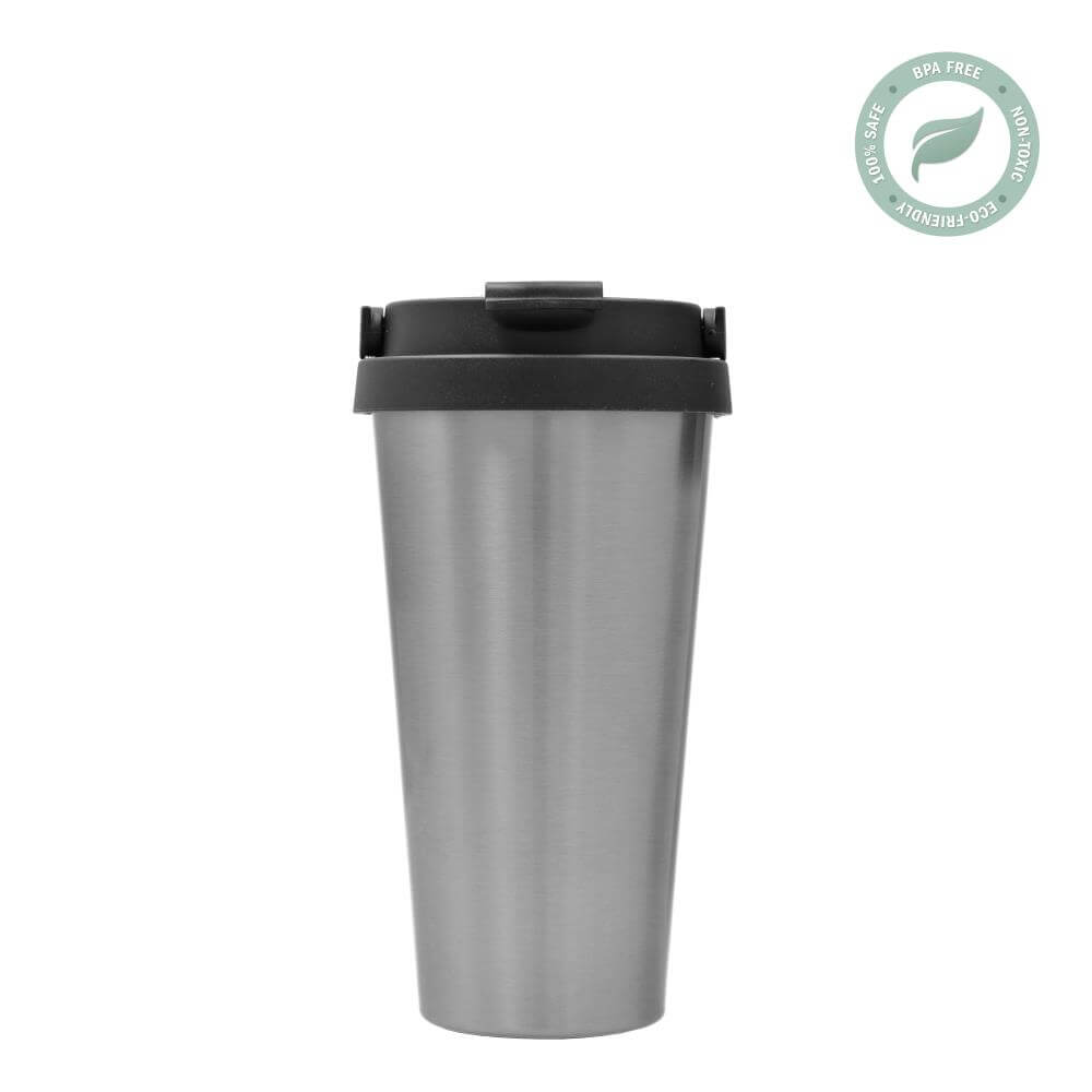 Stainless Steel Sublimation Travel Mug 450 ml / 15oz - Silver