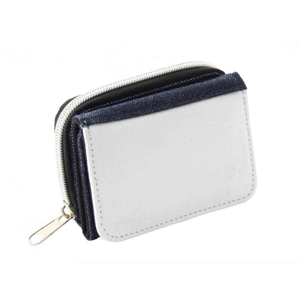 Blue Jeans Sublimatie Wallet with Coin Compartment