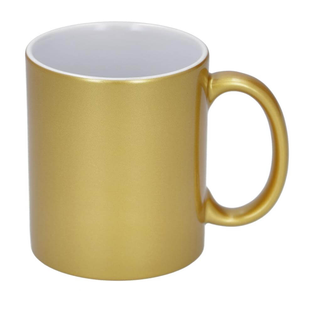 Sublimation Mug 11oz – High Gloss Gold