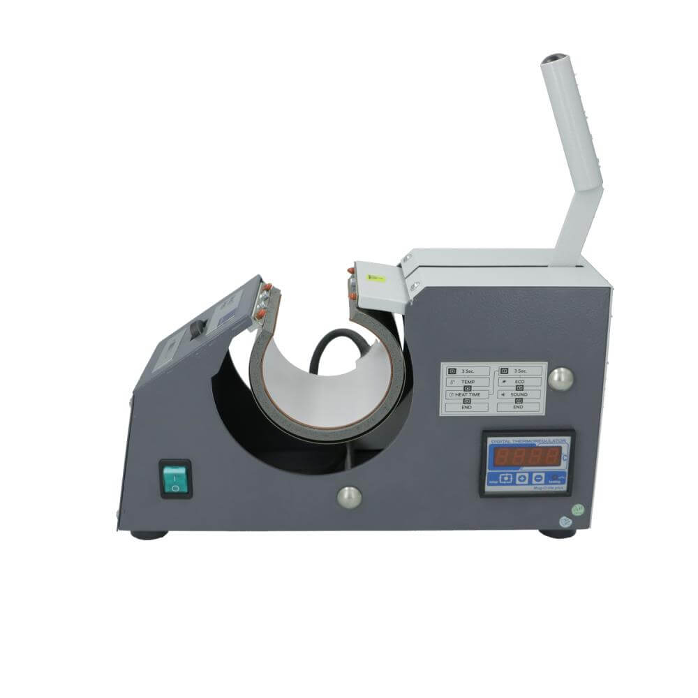 Mug Press with Heat Element Standard Mugs 8-11oz Side View