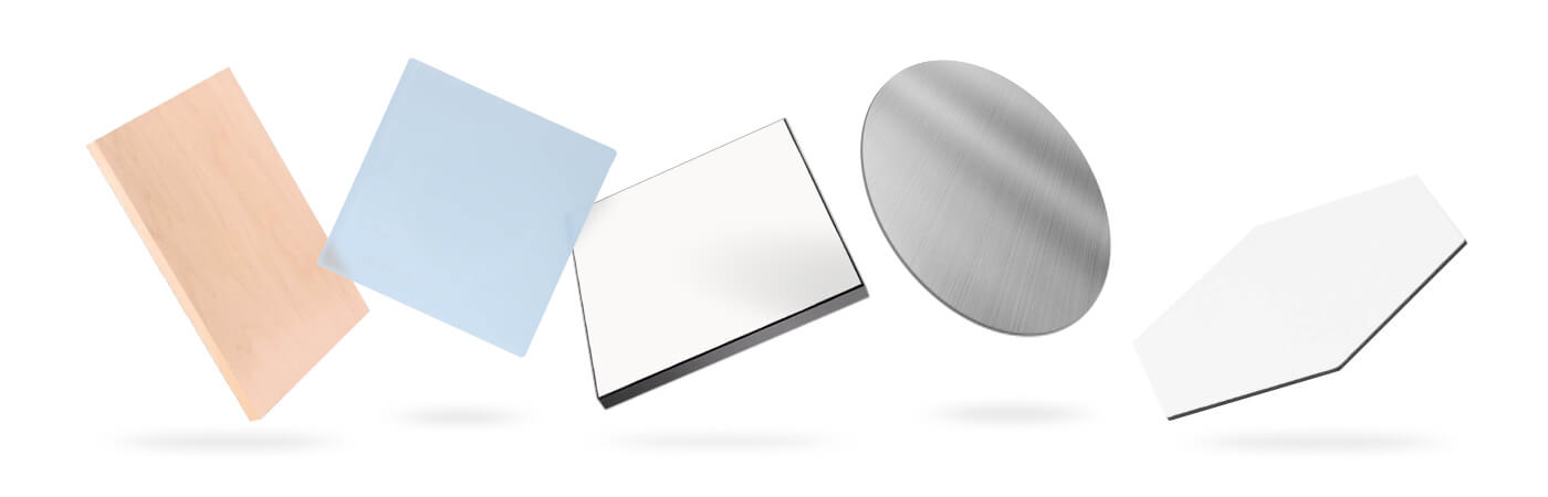 Plaques aluminium HD 180*270*1.14mm - Par un