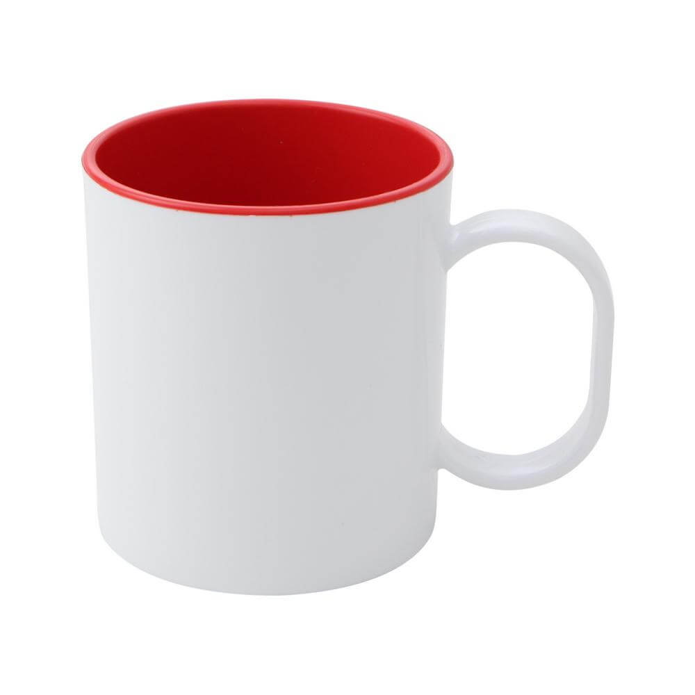 Sublimation Mug 11oz Red - Plastic