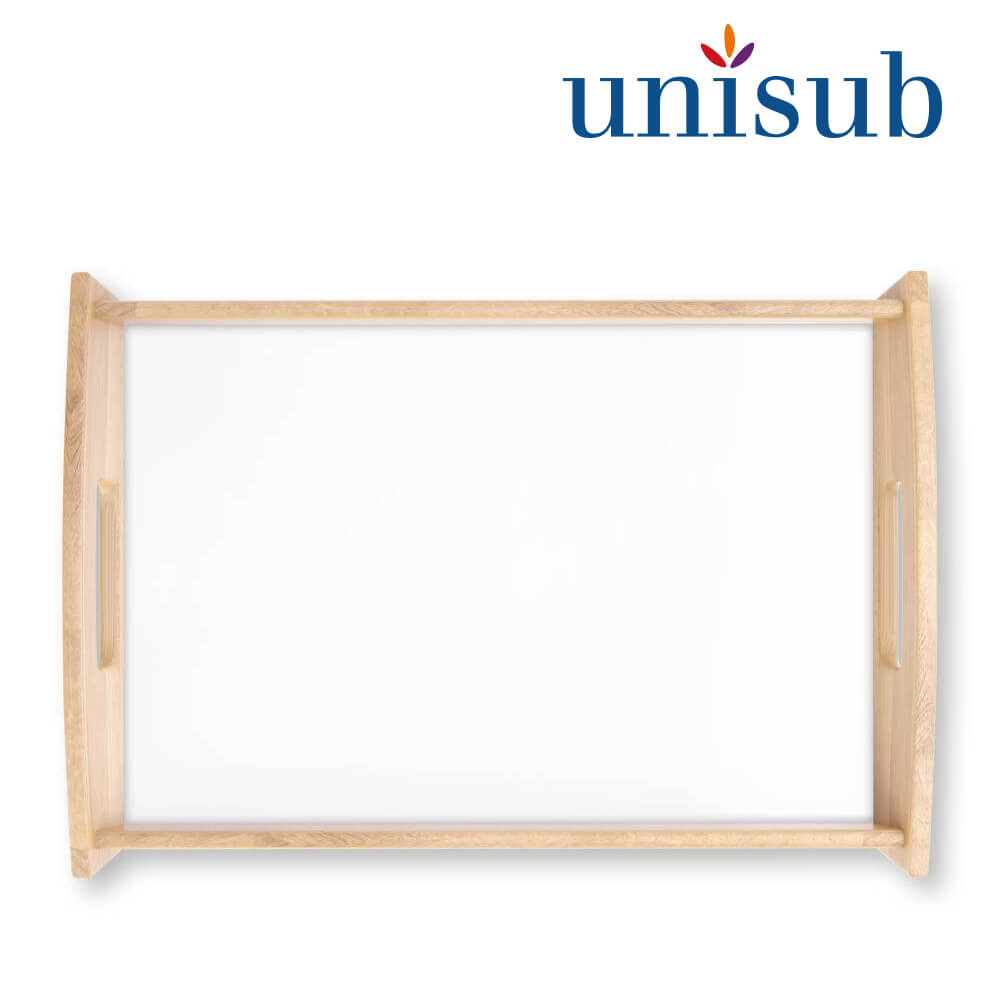 Unisub Large Natural Sublimation Serving Tray with Hardboard Insert