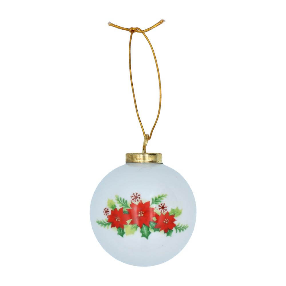 Sublimation Christmas Ball - Leaf Decoration Ø65 mm