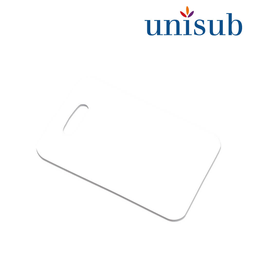 Unisub Sublimation Bag Tag - Rectangle 2 Sided