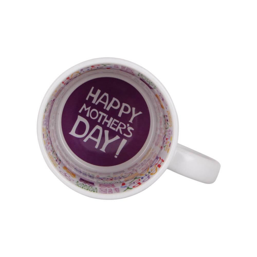 Sublimation Mug 11oz - Happy Mother's Day Upside View