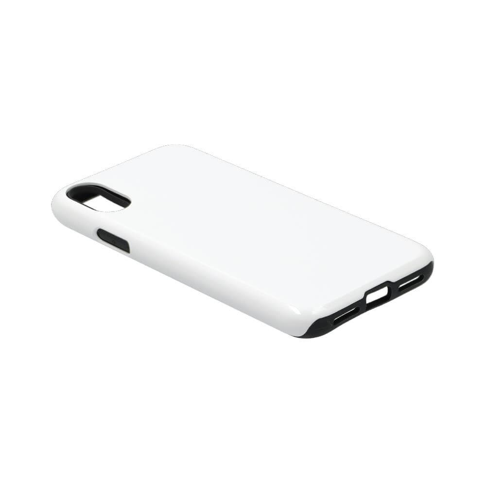 3D Apple iPhone X / XS Sublimation Tough Case - Gloss White