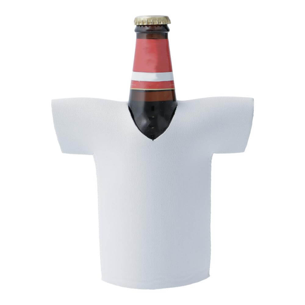 Sublimation Bottle Cooler T-Shirt - Neoprene Beer Bottle