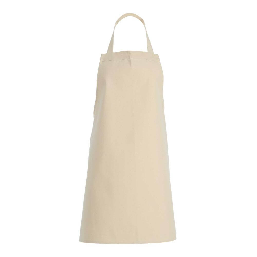 Cooking Apron Cotton Natural Color - 72 x 82 cm