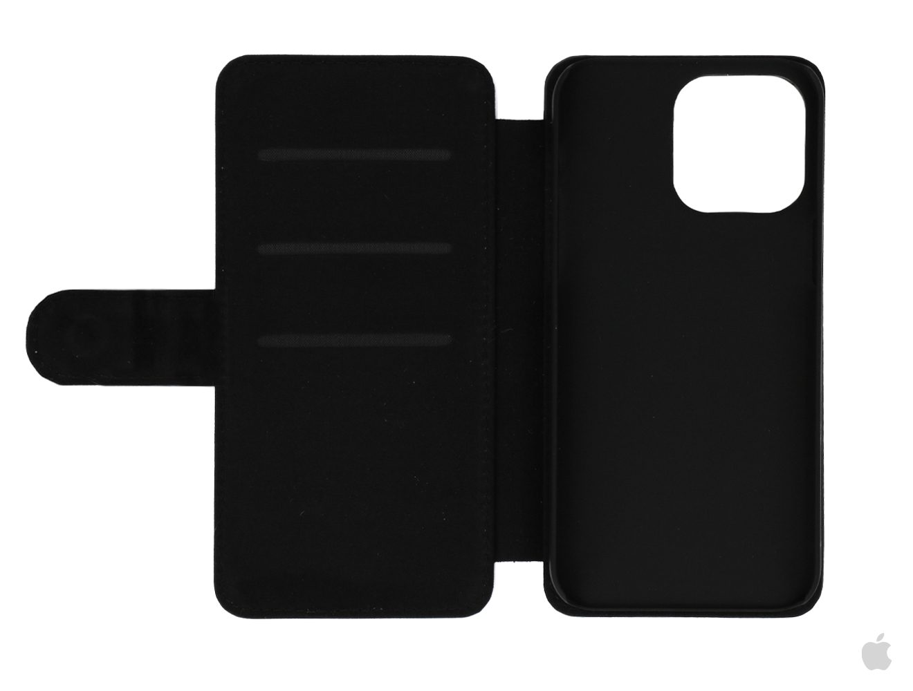Apple iPhone 14 Pro Max Sublimation Flip Case - Black Inside VIew